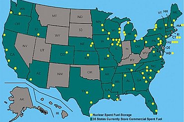 USA nemají kam ukládat jaderný odpad